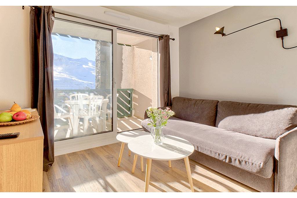 Ganzes Studio, Résidence Les Balcons du Soleil St4N in Peyragudes, Französische Pyrenäen