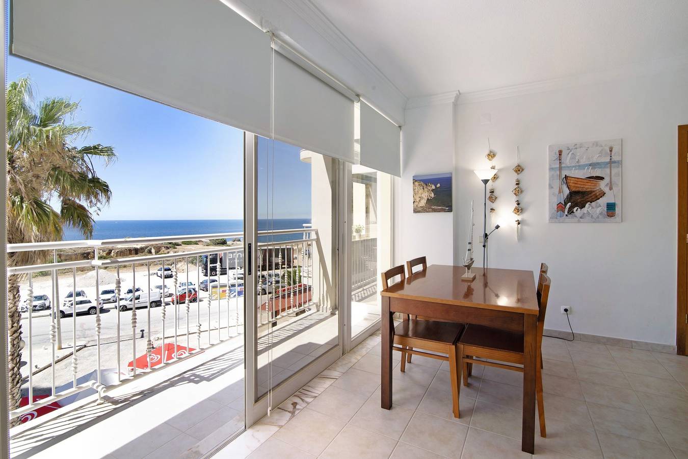 Ganze Wohnung, Ferienwohnung Nau Bérrio 2ºd - Vista Mar mit Klimaanlage, Wlan, Garten und Balkon in Armação de Pêra (costa), Armação de Pera