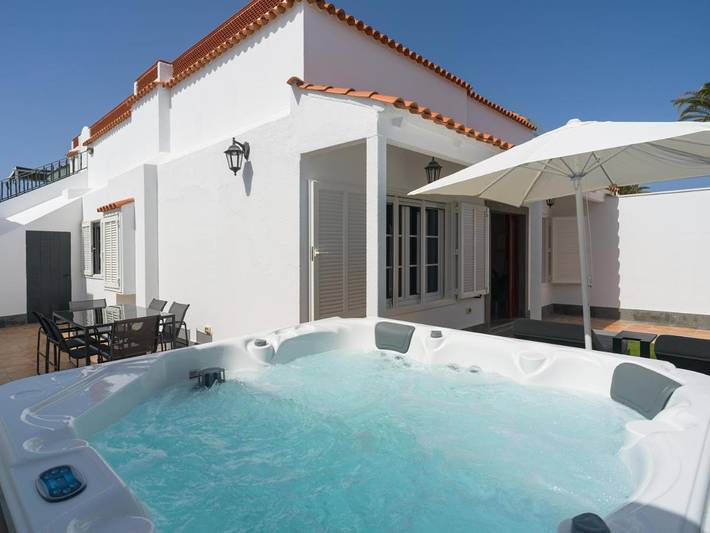 Chalet para 6 personas, con piscina y jardín en Maspalomas