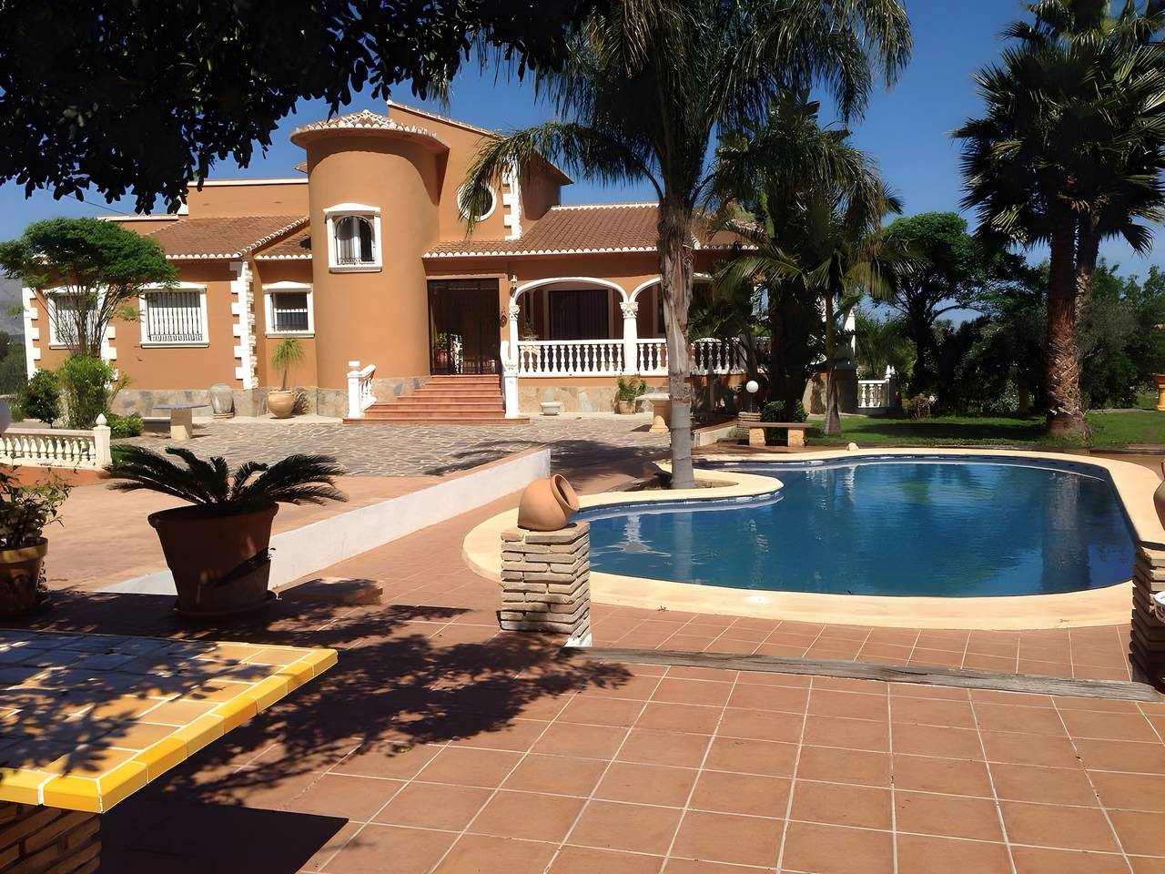 Villa „Emilio“ mit Meerblick, privatem Pool und Wlan in Pedreguer, Costa Blanca