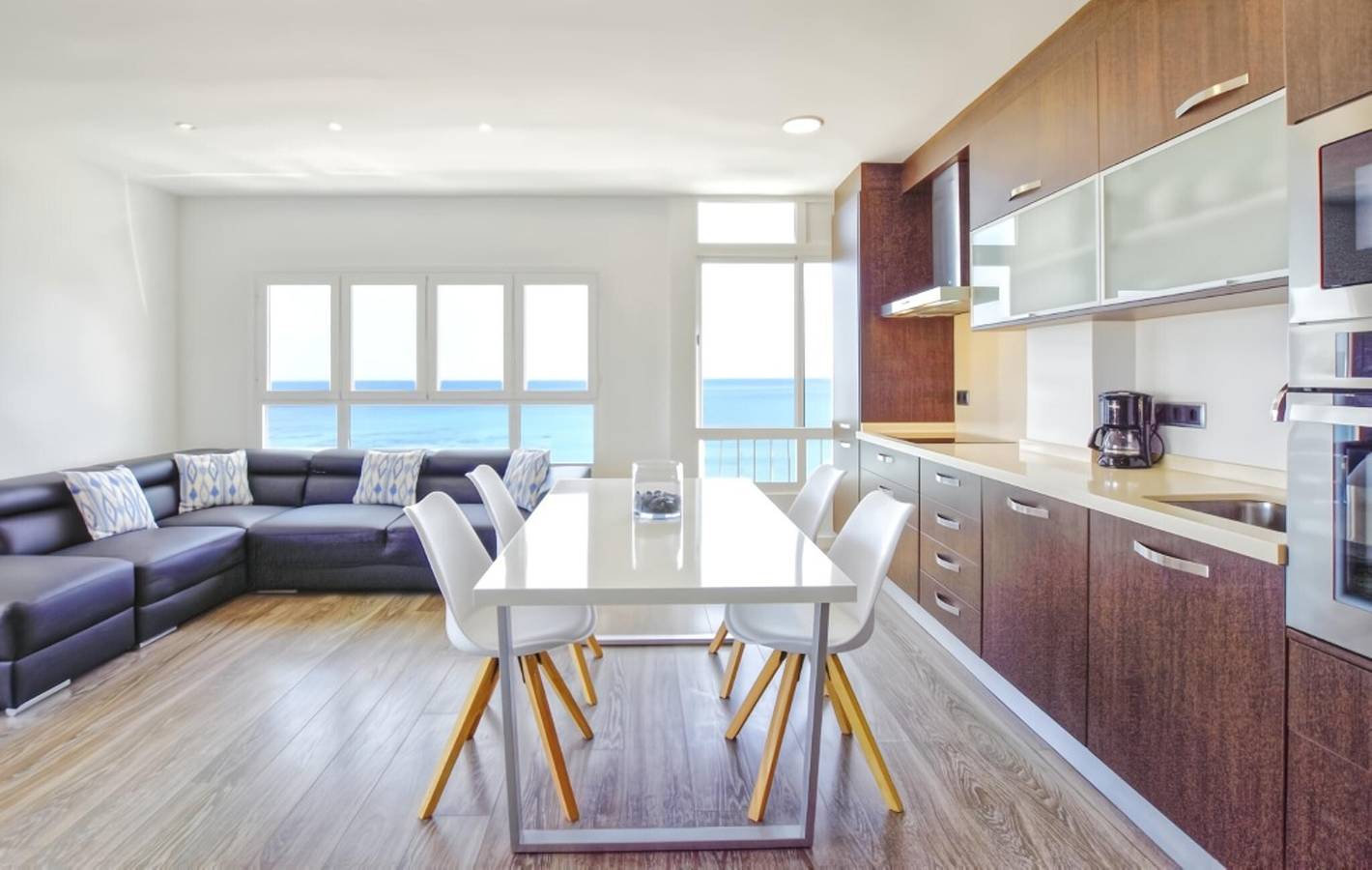Apartamento entero, Apartamento 'Son Baulo' con vistas al mar, terraza privada y Wi-Fi in Playa de Son Bauló, Santa Margalida