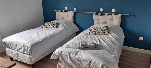 Chambre d’hôte pour 3 personnes, avec vue et terrasse dans Cuise-la-Motte