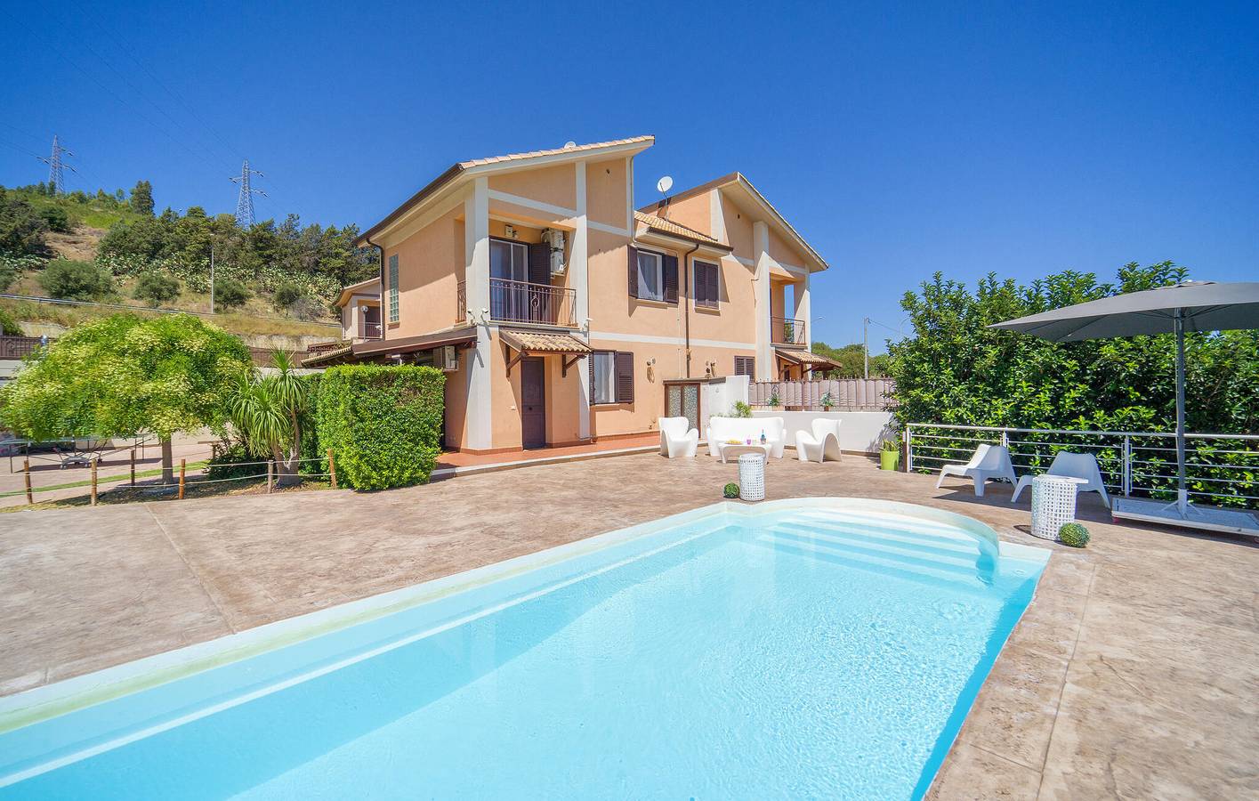 Retiro Trabia: Apartamento junto al mar con piscina in Trabia, Provincia de Palermo