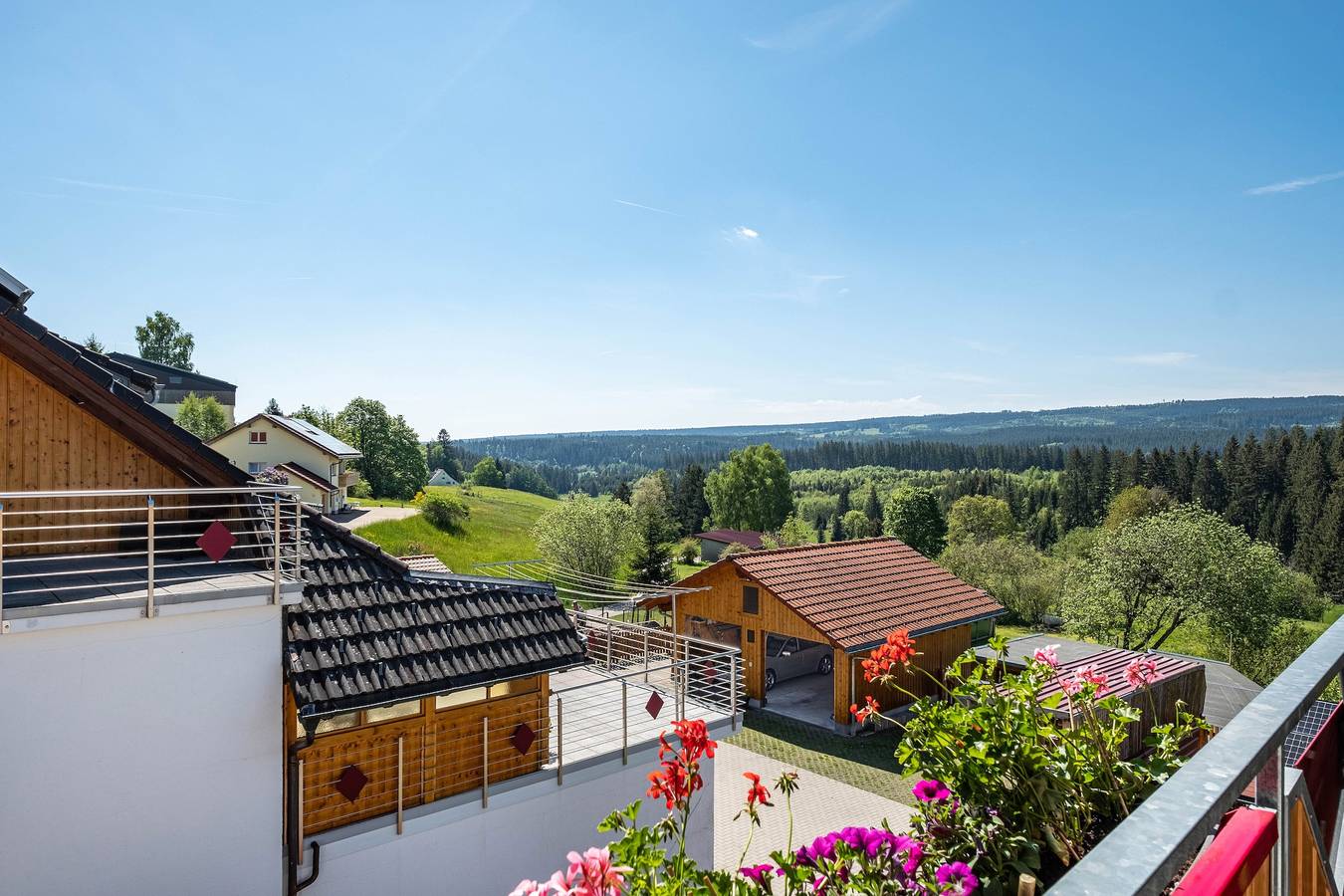 Ganze Wohnung, Ferienwohnung 'Wutach' mit Bergblick, Gemeinschaftsterrasse und Wi-Fi in Kappel (Lenzkirch), Lenzkirch