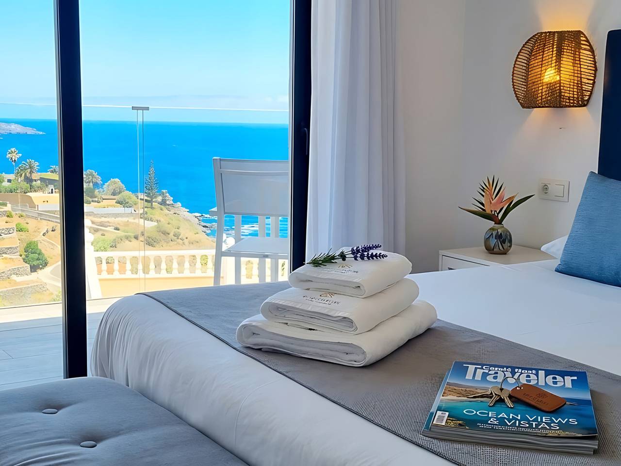 Ganze Wohnung, Authentisches Haus mit beheiztem Pool und Meerblick in Los Realejos, Teneriffa Nord