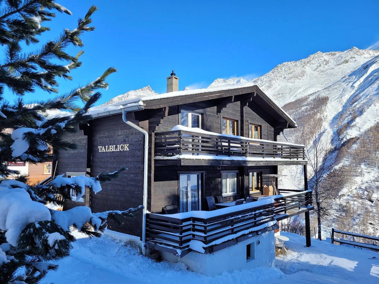 Ganze Ferienwohnung, 4-Bettwohnung Og in Saas-Fee, Walliser Alpen