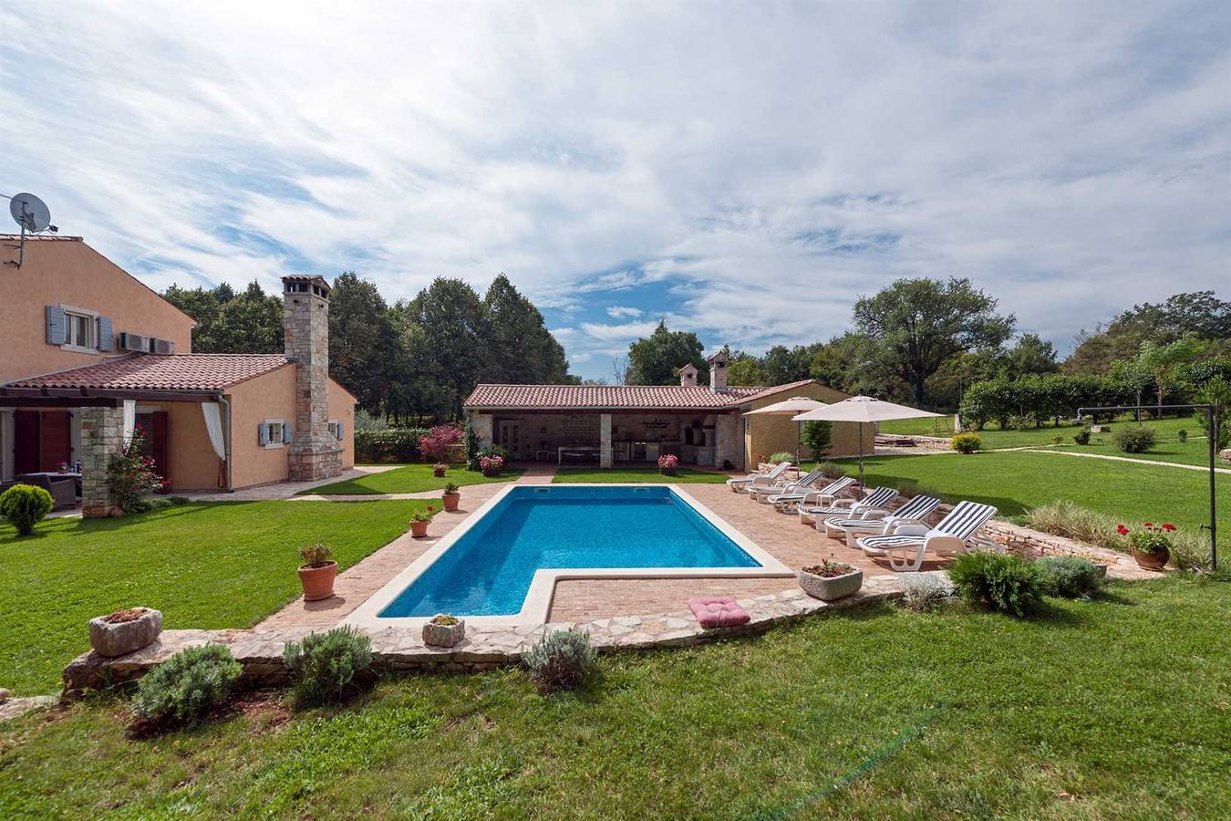 Ferienhaus Green Escape mit Pool in Marčana, Südküste Istrien