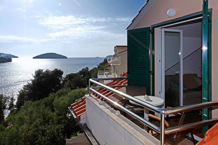 Maison d’hôte pour 4 personnes, avec balcon et vue en Korcula - 3
