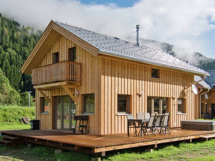 Chalet für 10 Personen, mit Terrasse und Garten sowie Sauna