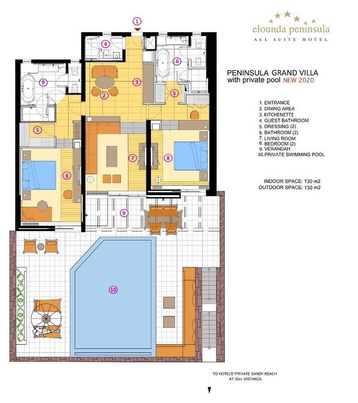 Ferienanlage für 2 Personen, mit Garten und Sauna, kinderfreundlich auf Kreta - 2