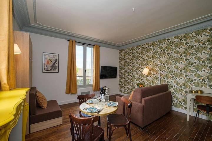 Appartement de vacances pour 3 personnes, avec jardin