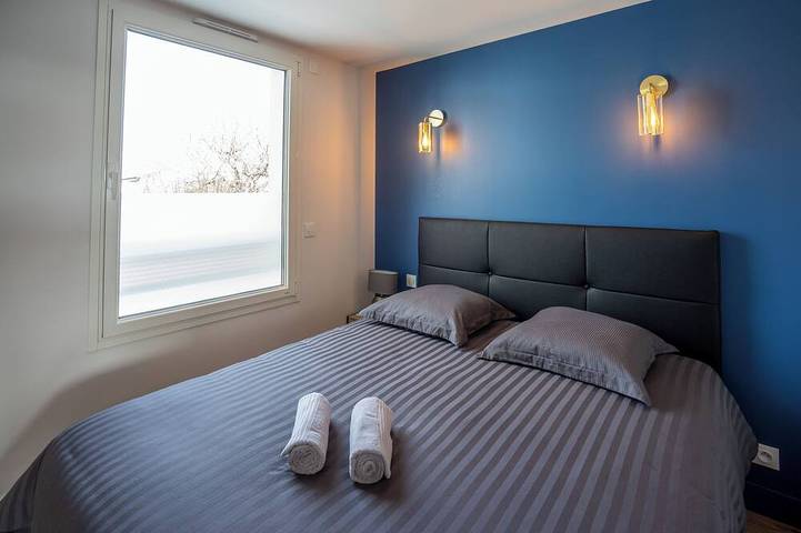 Apartamento entero, Appart \"Cozy\" (50m²) Air-conditioned, Wifi - Ideally located - Private parking, Netflix in Lagord, Región de La Rochelle