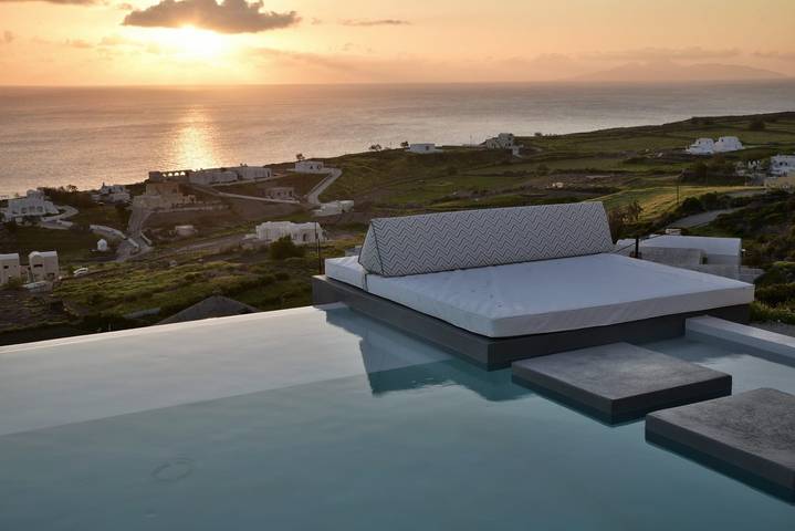 Ferienhaus für 4 Personen, mit Meerblick und Balkon sowie Terrasse und Garten auf Santorin - 4