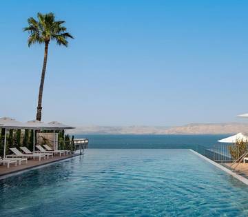Hôtel pour 2 personnes, avec piscine et sauna ainsi que jardin et vue à Tibériade