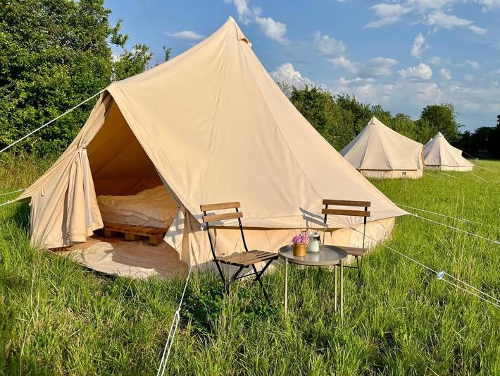 Camping für 2 Personen, mit Ausblick und Garten in Dänemark