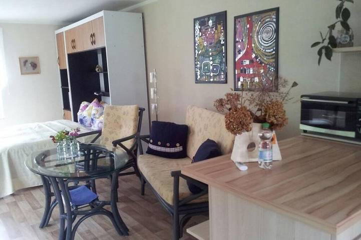 Bungalow für 3 Personen, mit Terrasse und Garten am Schweriner See