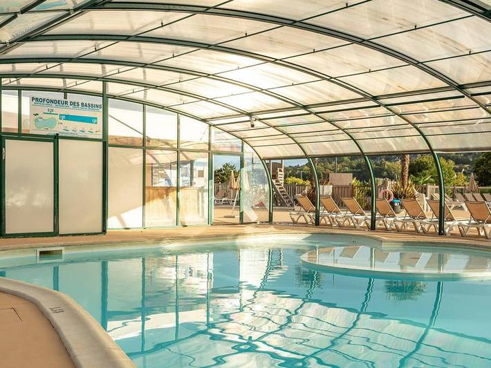Camping la Vallée - Mobilheim 4 personen - Mobilheim | Comfort | 2 Zi. | 4 Pers. | Einfache Terrasse | Clim. in Houlgate, Lisieux und Umgebung