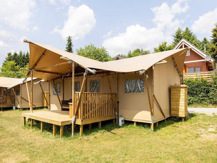 Glamping voor 7 personen, met tuin, met huisdier in de Ardennen