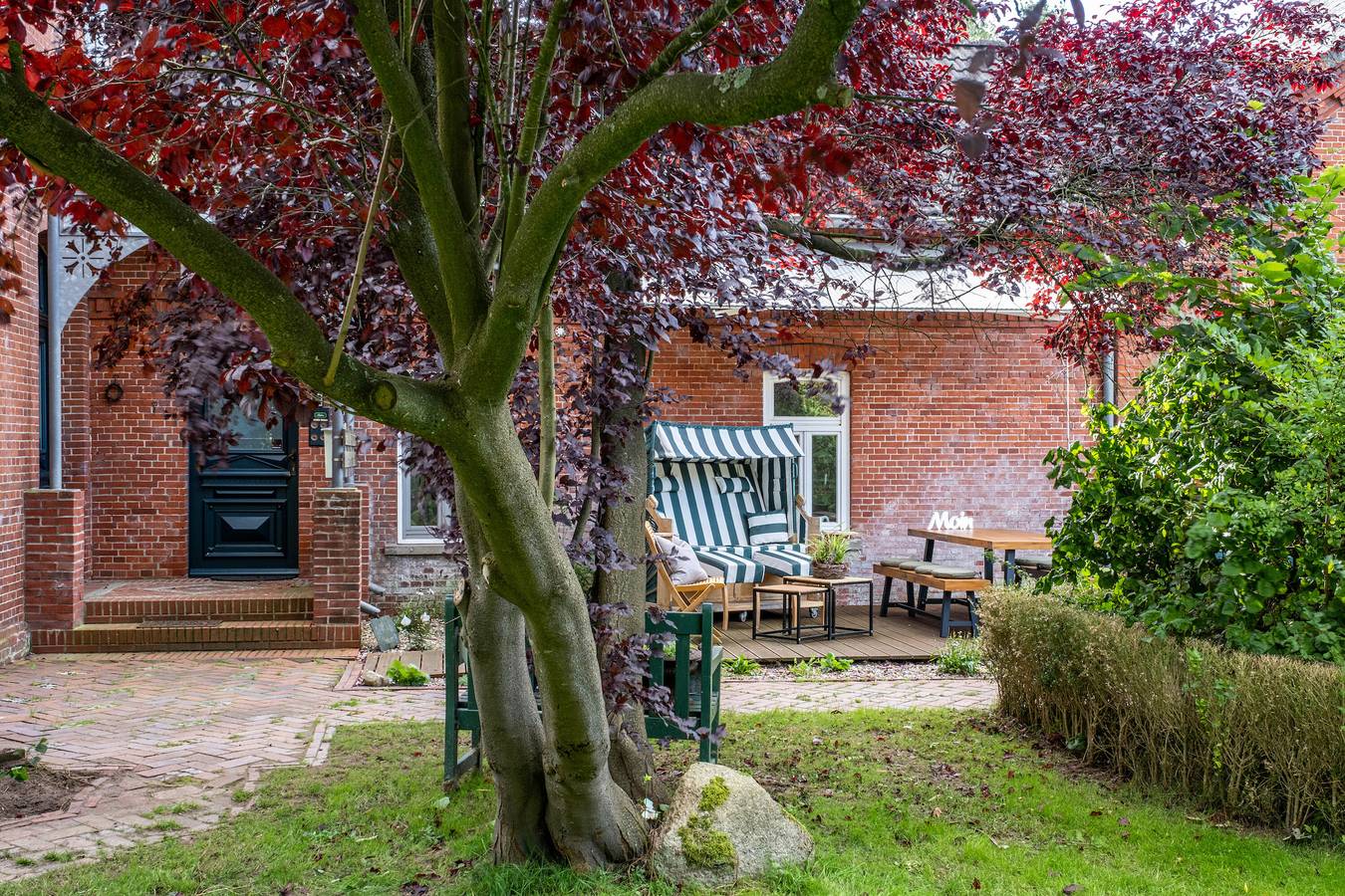Ganze Wohnung, Ferienwohnung 'Flut' am Weserstrand in Hagen im Bremischen, Südliches Cuxland