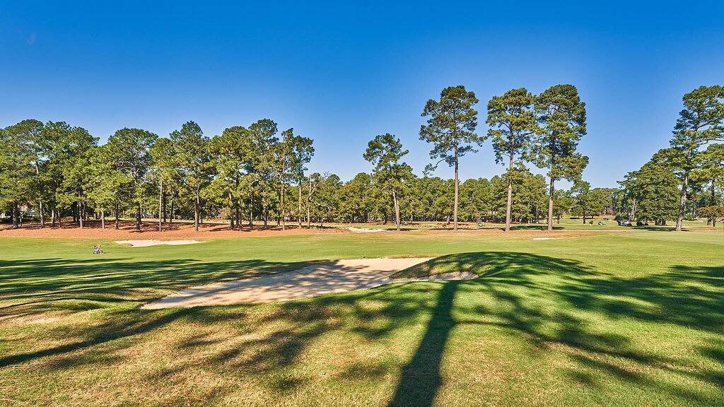 Ganze Wohnung, Greenside Getaway️! Walk to Clubhouse and Cradle! Panoramic Golf Views! in Pinehurst, Moore County