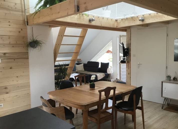 Gîte pour 6 personnes, avec balcon dans Cinema Grand Ecran La Bresse