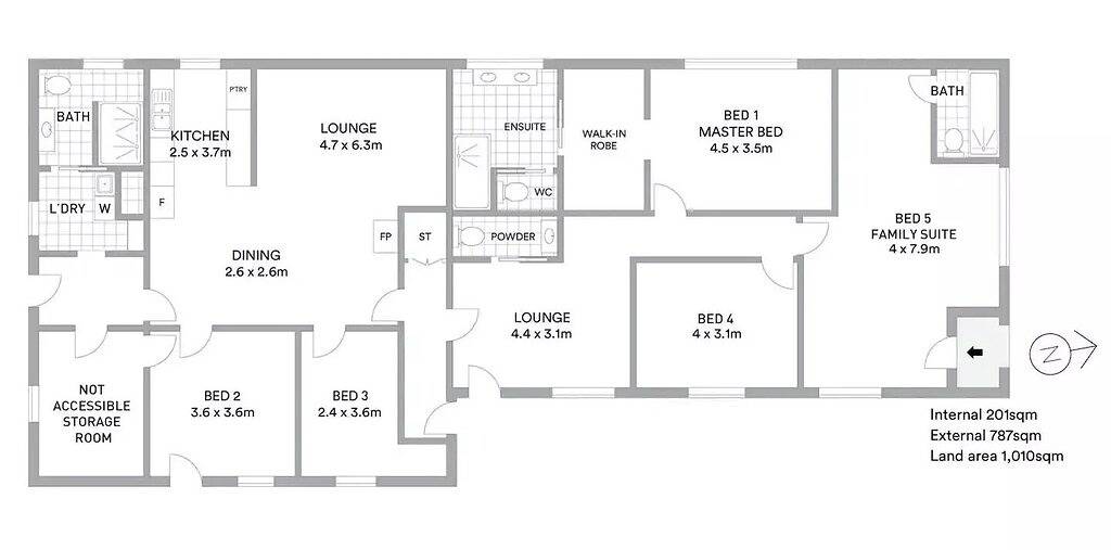 A spacious entertainer in town in Mudgee, Mid-Western Regional Council