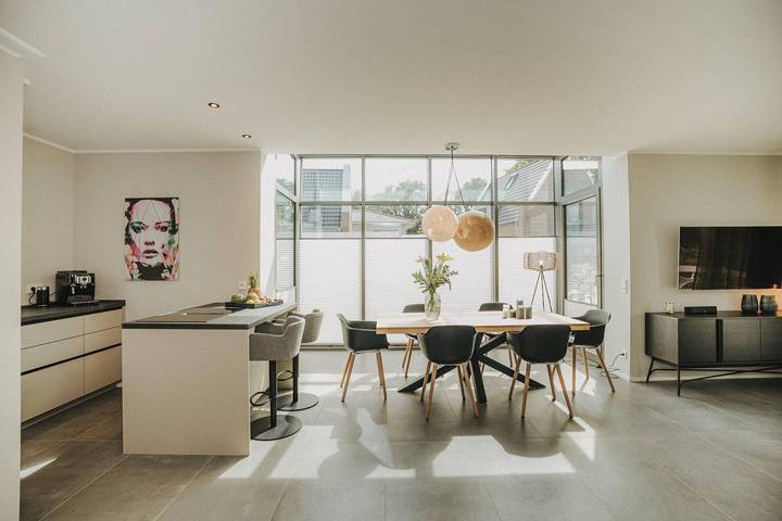 Ferienhaus für 6 Personen, mit Terrasse und Sauna sowie Garten, mit Haustier - 1