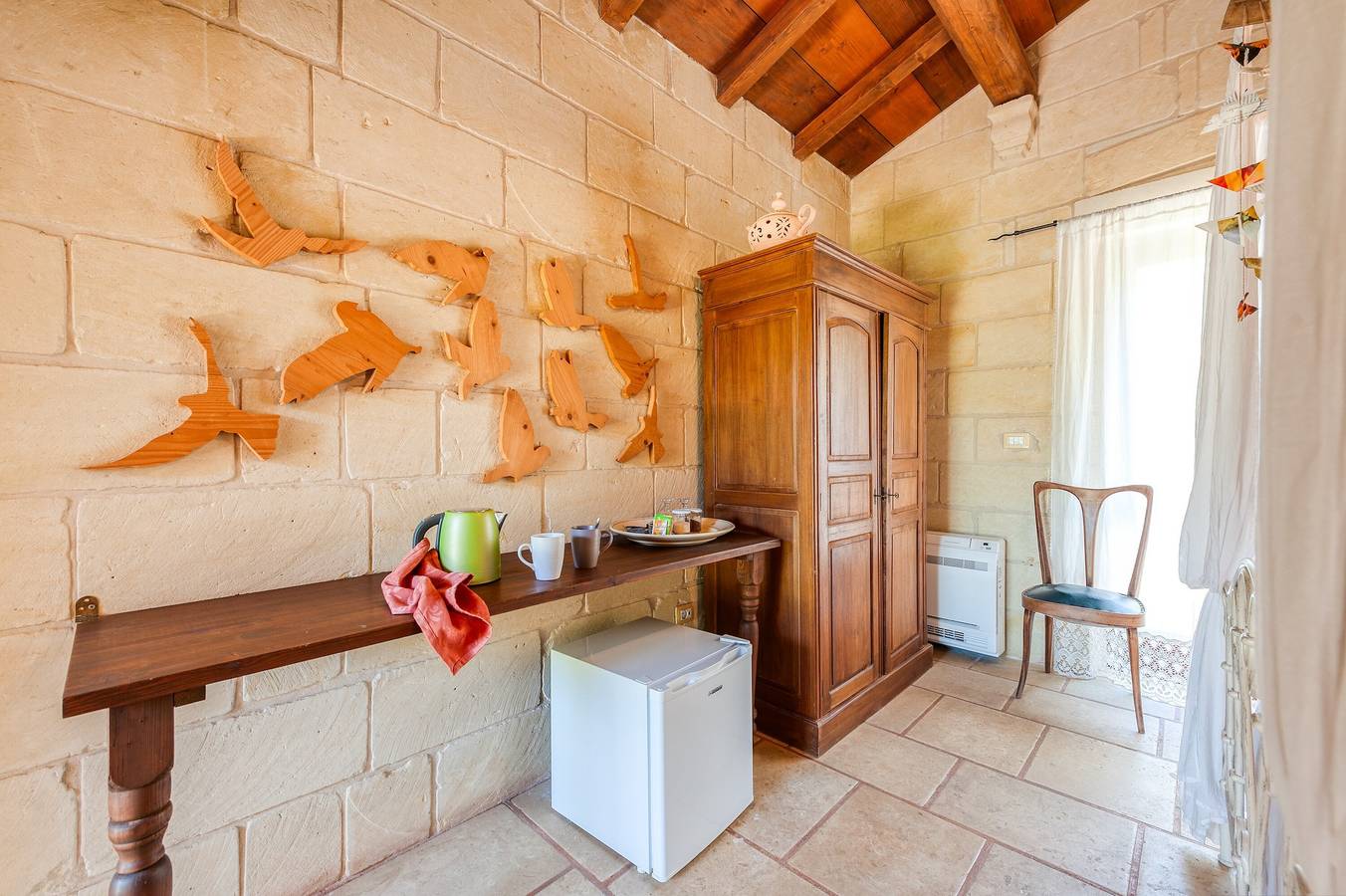 Room 'Masseria Copertini - Geco' with Wi-Fi and Air Conditioning in Vernole, Lecce Province