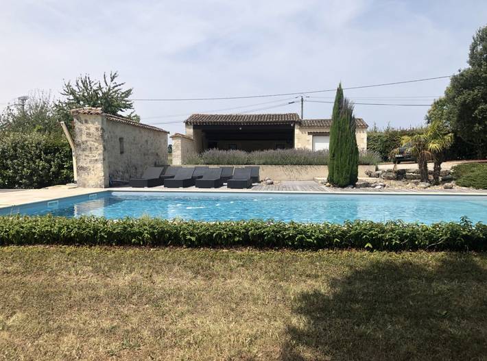 Gîte pour 8 personnes, avec terrasse ainsi que piscine et jardin dans Beaumontois en Périgord - 2