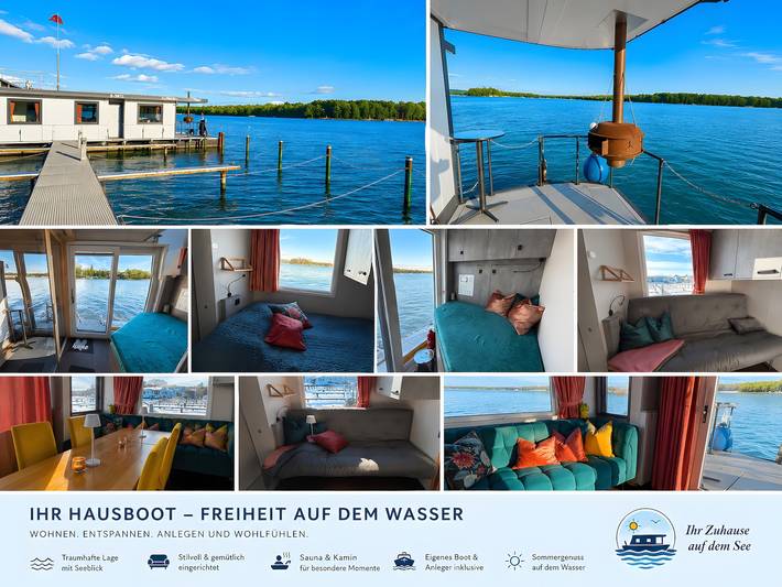 Ferienhaus für 8 Personen, mit Sauna und Seeblick in Berlin - 2