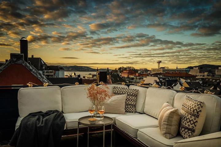 Ferienwohnung für 4 Personen, mit Balkon und Ausblick