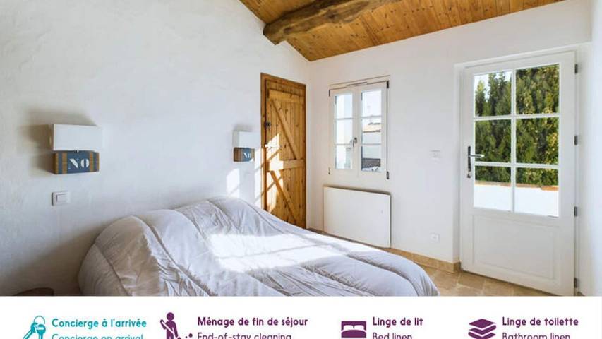 Gîte pour 9 personnes, avec jardin dans Plage de la Linière - 4