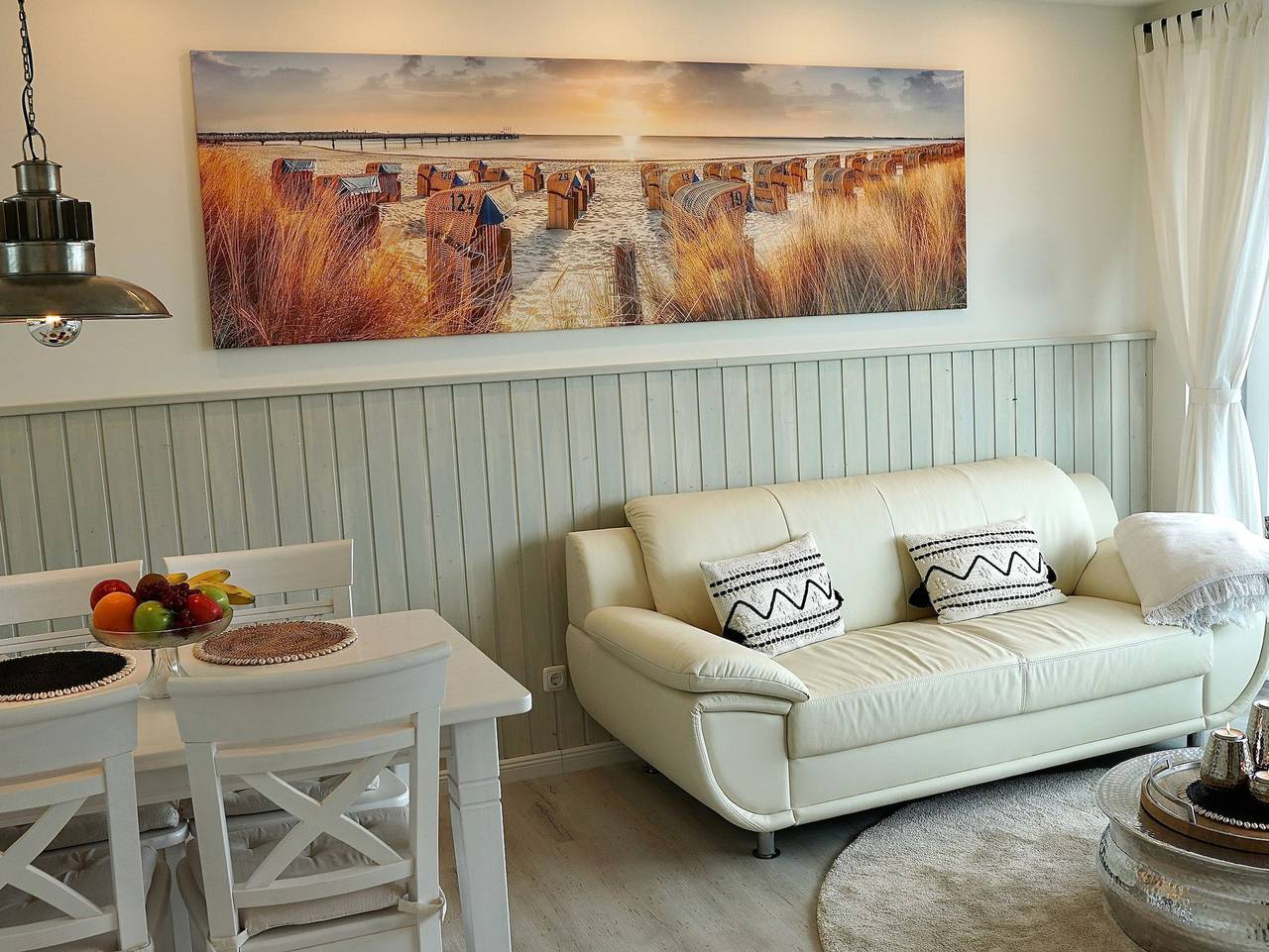 Ganze Ferienwohnung, Strandhaus Meetz - Strandblick 3Zi. 62qm Meerblick, 2xbalkon, 1. Og, o. Fahrst. in Scharbeutz, Ostholstein