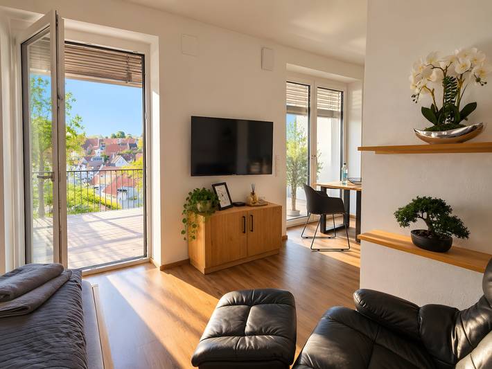 Ganze Wohnung, Premium Apartment Stadtblick 7 mit Xxl-Balkon in Pfullendorf, Region Bodensee-Oberschwaben