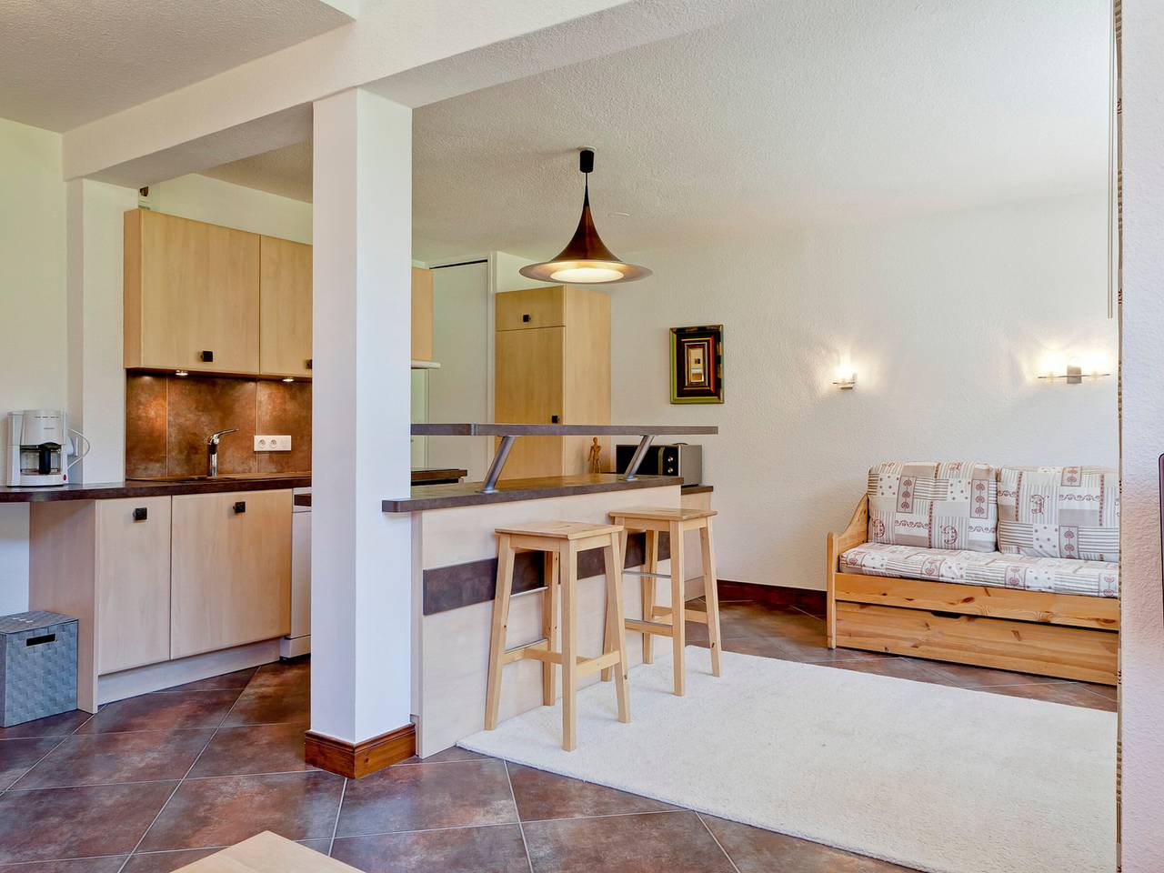 Ganze Wohnung, Modernes 3-Zimmer-Apartment, Ski-in/Ski-out, La Tania, Parkplatz inklusive in La Tania, La Perrière