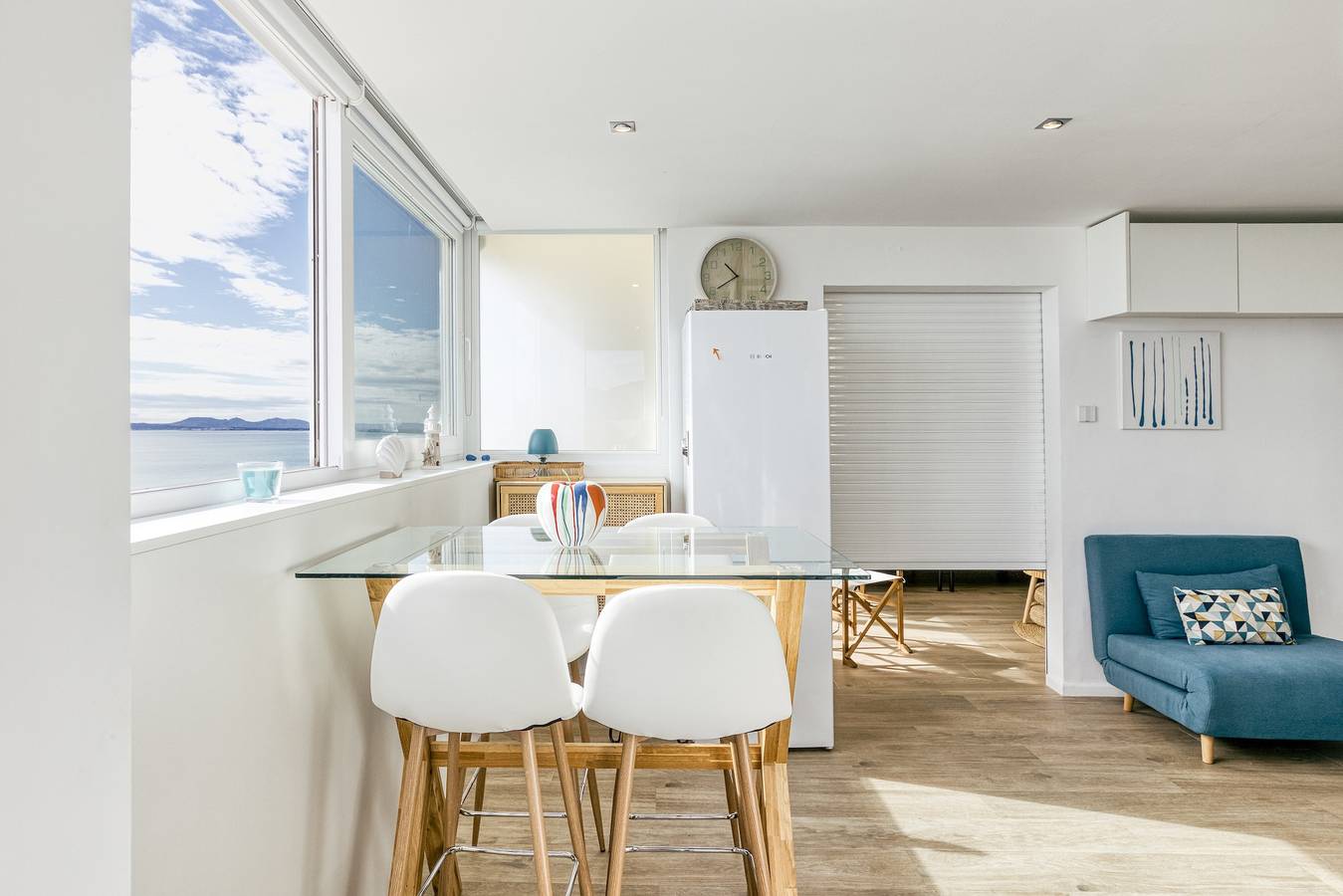 Ganze Wohnung, Ferienwohnung 'Rooftop' mit Meerblick, Wi-Fi und Klimaanlage in Empuriabrava, Oberampurien