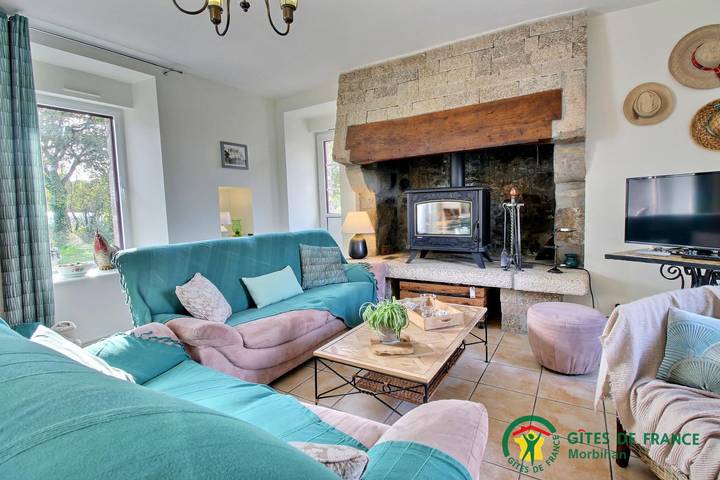 Gîte pour 12 personnes, avec jardin à Plouhinec (Morbihan) - 4