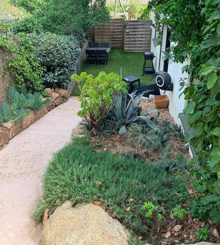 Appartement de vacances pour 4 personnes, avec vue et jardin