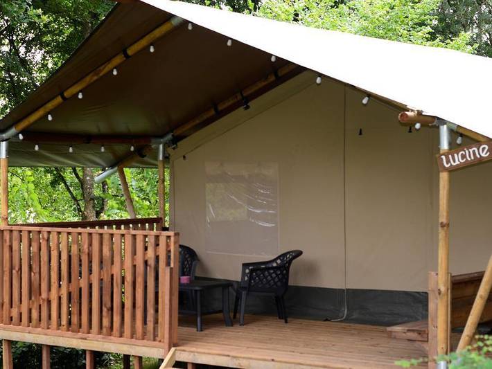 Camping  L'Etruyère - Safarizelt 6 personen - Luxus-Safari-Zelt in La Tardière, Fontenay-le-Comte