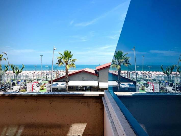 Ferienwohnung für 4 Personen, mit Balkon und Whirlpool in Civitanova Marche