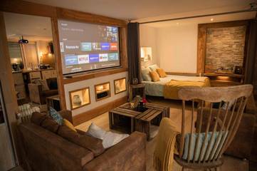 Location de vacances pour 4 personnes, avec vue et terrasse dans Saint-Didier-sur-Beaujeu