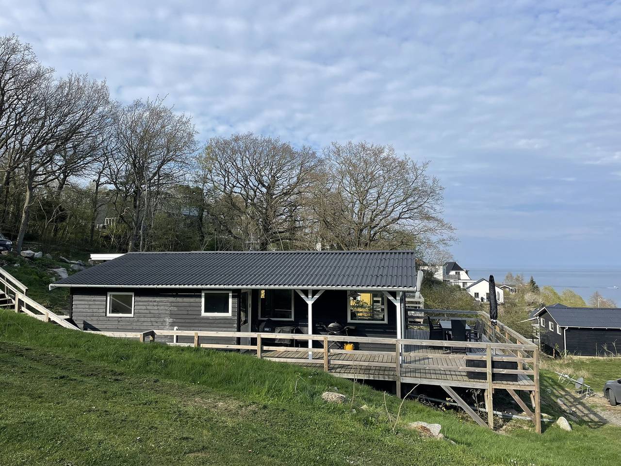  Ferienhaus mit Meerblick- 5 min.  zum strand in Sandkås, Allinge