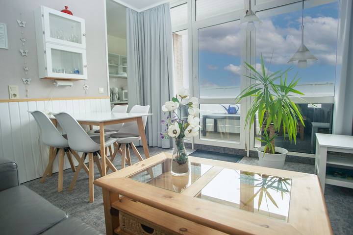 Ferienwohnung für 4 Personen, mit Balkon auf Norderney
