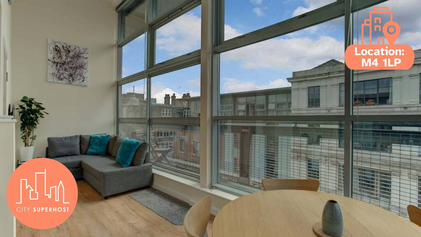 Entire apartment, Northern Quarter Penthouse by City Superhost in Manchester, Greater Manchester