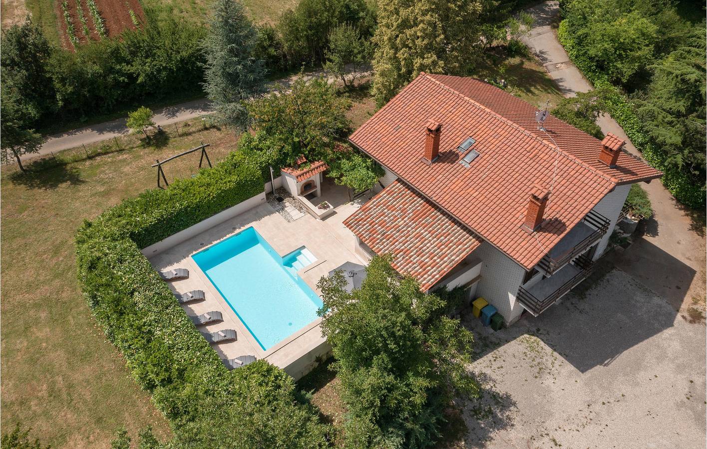 Ferienhaus für 8 Personen mit Pool in Pazin, Zentralistrien