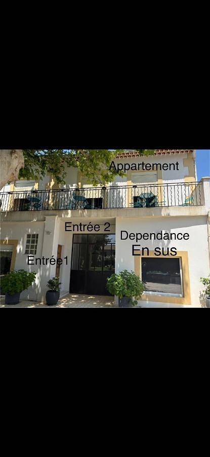 Appartement de vacances pour 7 personnes, avec Balcon et Terrasse ainsi que Jardin et Vue à Cavaillon