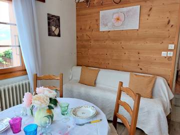 Gîte pour 4 personnes, avec balcon et jardin à Saint-Gervais-les-Bains