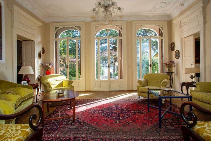Ferienwohnung für 9 Personen, mit Garten