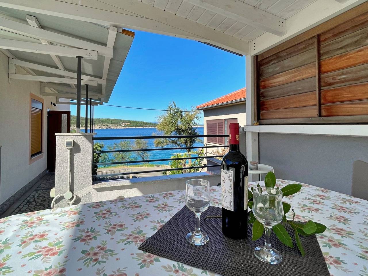 Appartement entier, Apartment Gorisek mit Meerblick in Silo (Krk), Krk