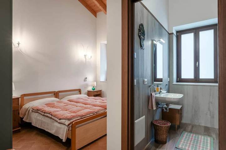 Grazioso appartamento in agriturismo con letti singoli in Pralboino, Provincia di Brescia